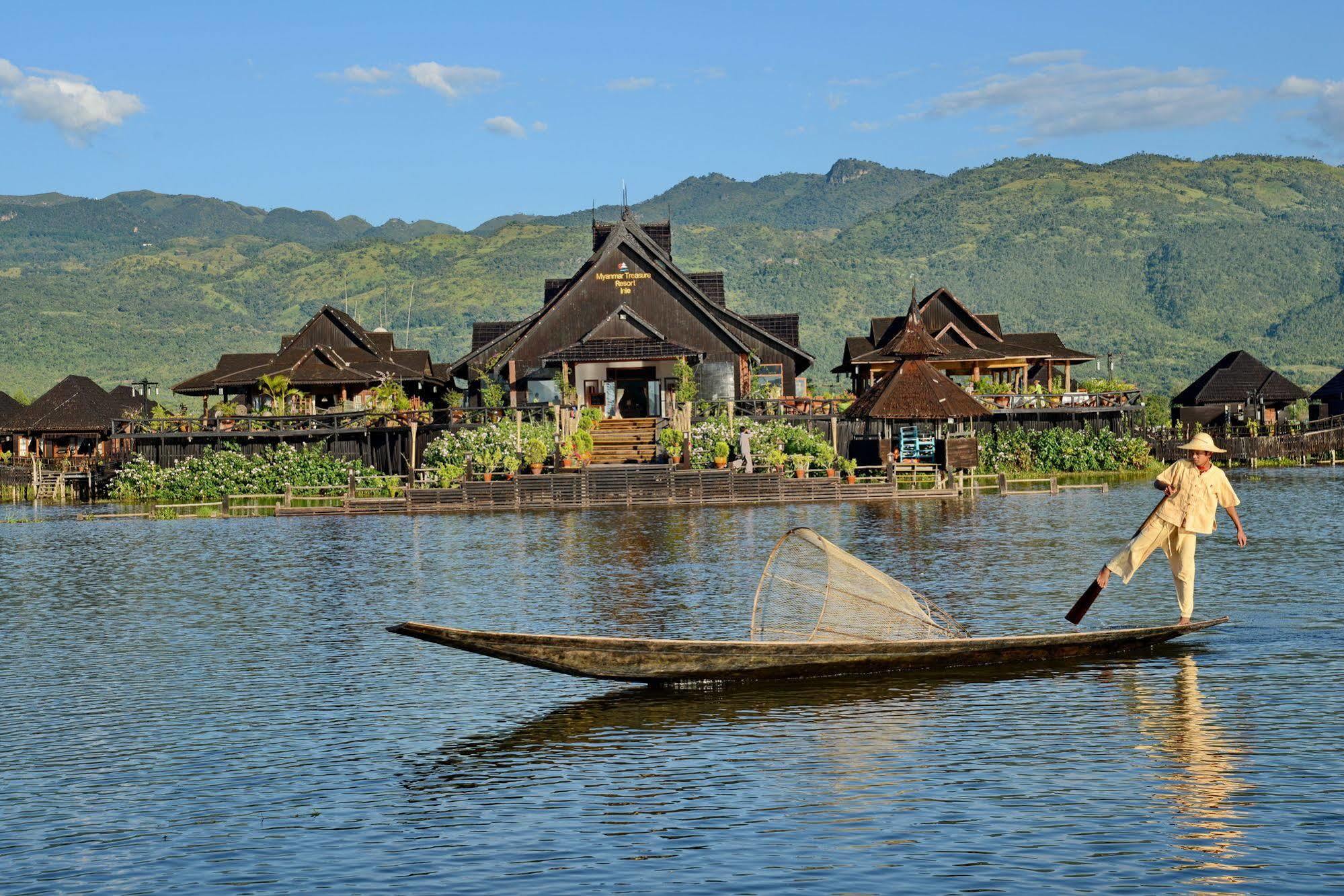ミャンマー トレジャー リゾート Inle Lake エクステリア 写真