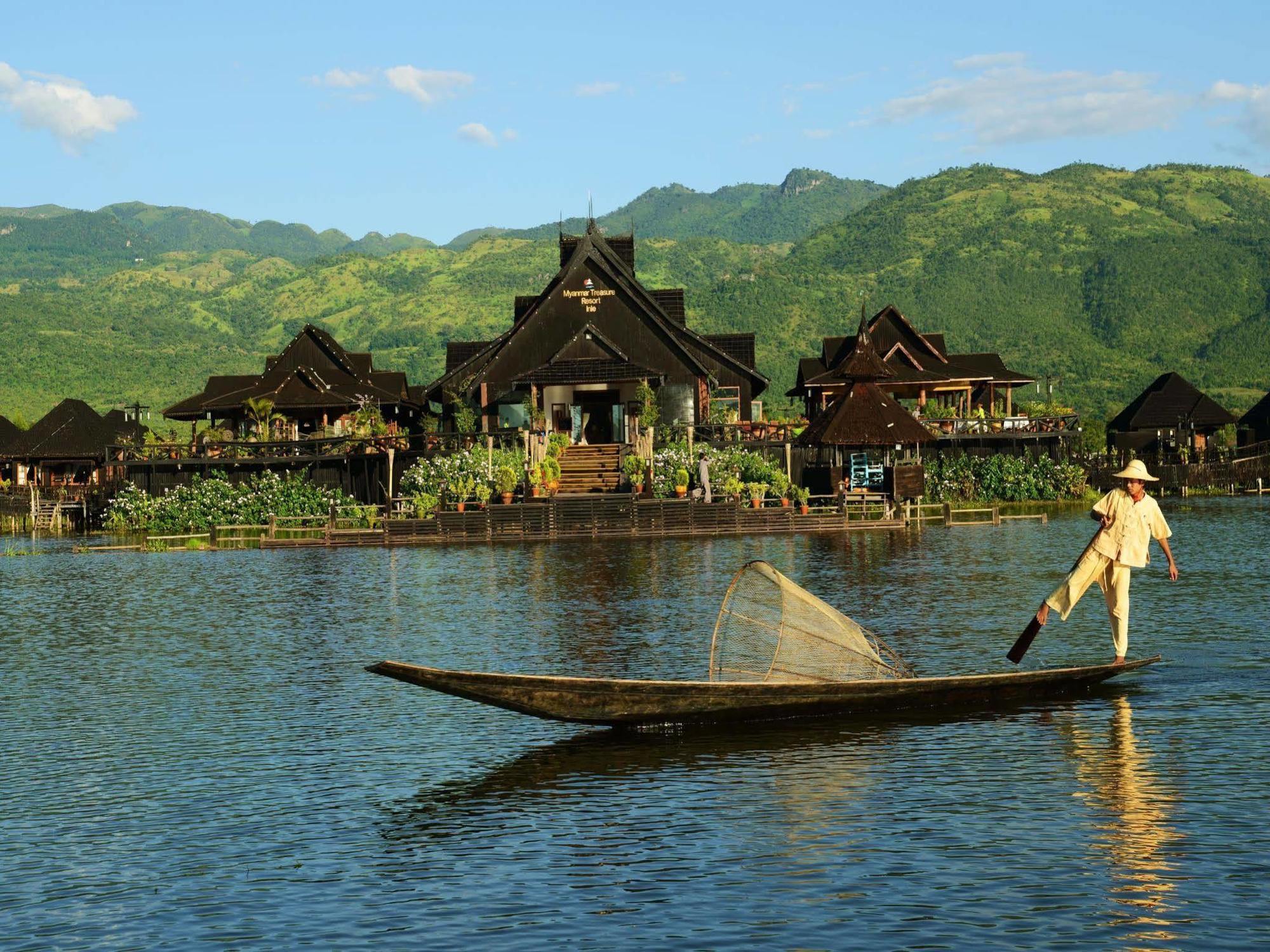 ミャンマー トレジャー リゾート Inle Lake エクステリア 写真